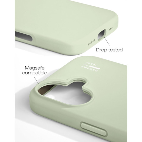 Silicone Case MagSafe iPhone 16 Sage Green