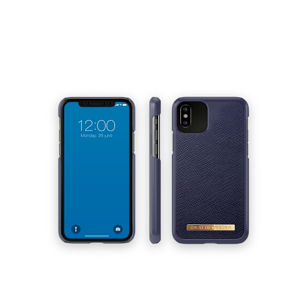 Saffiano Case iPhone 11 Pro / XS / X Navy