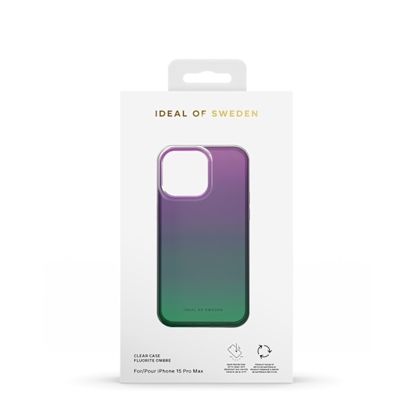 Clear Case iPhone 15 Pro Max Fluorite Ombre multifärg