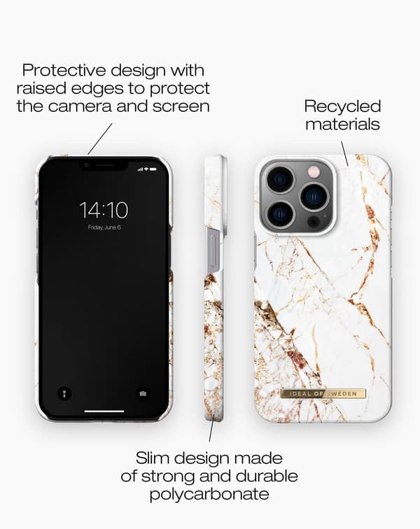 Printed Case iPhone 11 Pro / XS / X Carrara Gold Gold