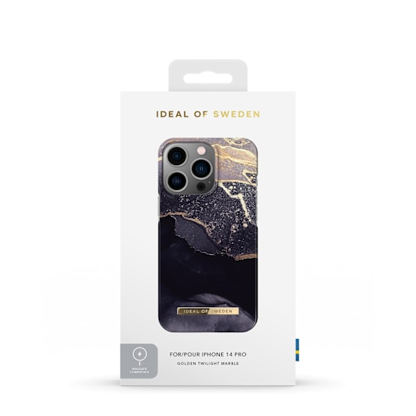 Printed Case MagSafe iPhone 14 Pro Golden Twilight Gold