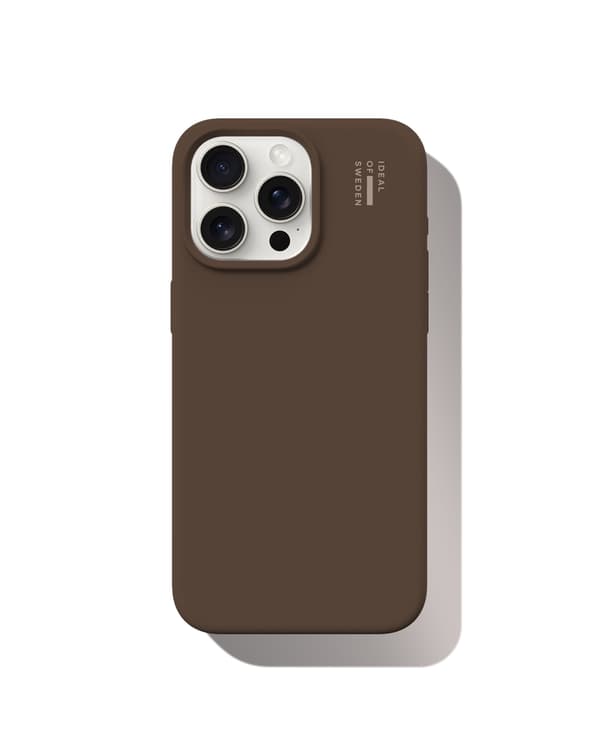 Silicone Case MagSafe iPhone 15 Pro Max Mocha Mousse Brown