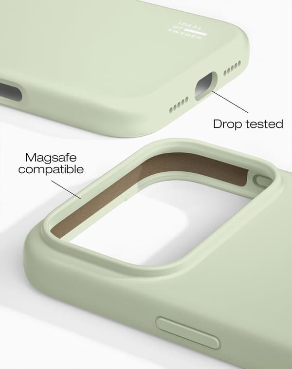 Silicone Case MagSafe iPhone 17 Pro Sage Green