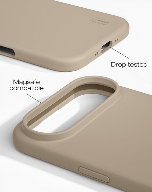 Silicone Case MagSafe iPhone Air Perfect Beige Beige