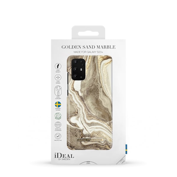 Printed Case Galaxy S20 Plus Golden Sand Marble