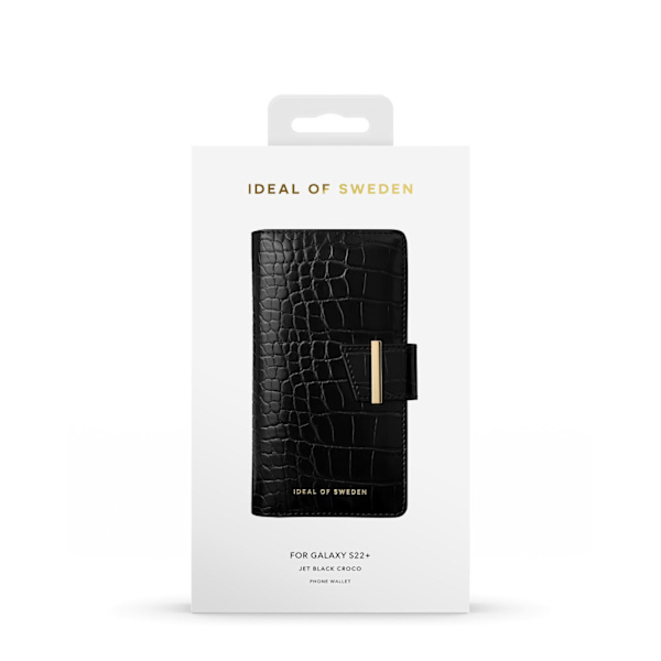 Cora Phone Wallet Galaxy S22 Jet Black Croco