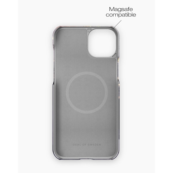 Printed Case MagSafe iPhone 15 Plus Golden Twilight Black