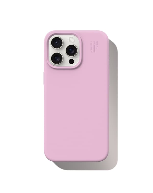 Silicone Case MagSafe iPhone 15 Pro Max Bubblegum Pink Rosa