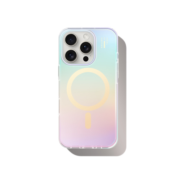 Clear Case MagSafe iPhone 15 Pro Max Shimmer multifärg