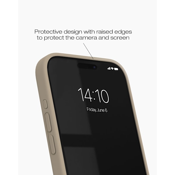 Silicone Case iPhone 15 Pro Max Beige Beige