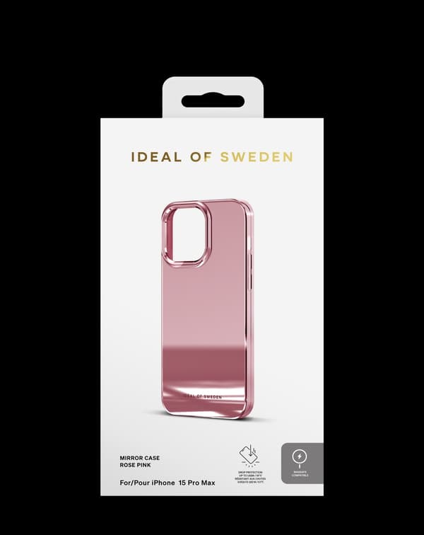Mirror Case MagSafe iPhone 15 Pro Max Mirror Rose Pink