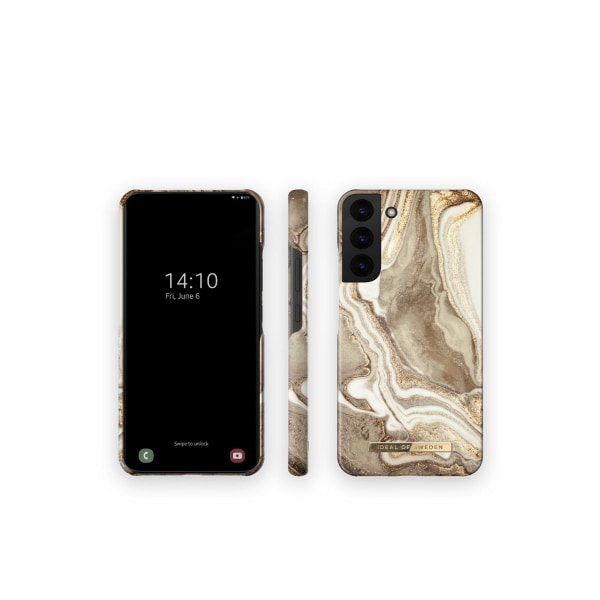 Printed Case Galaxy S22P Golden Sand Marble