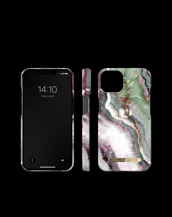 Printed Case MagSafe iPhone 14 Plus Northern Lights Green