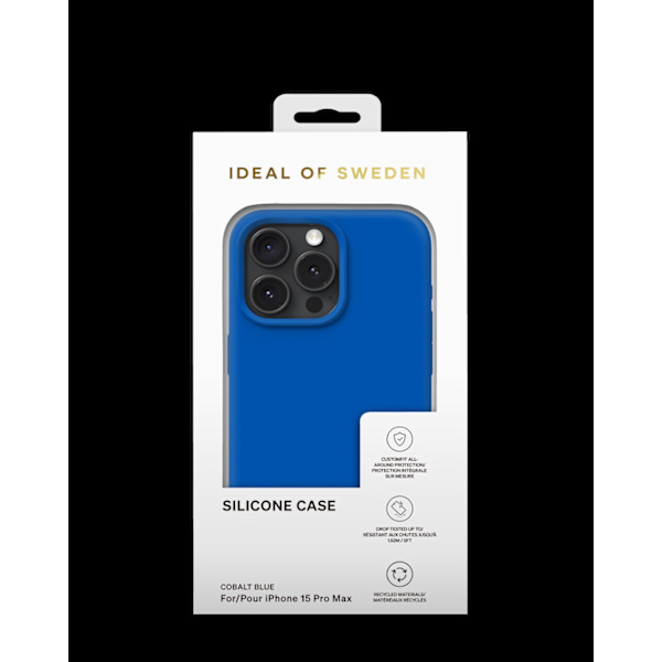 Silicone Case iPhone 15 Pro Max Cobalt Blue Blå
