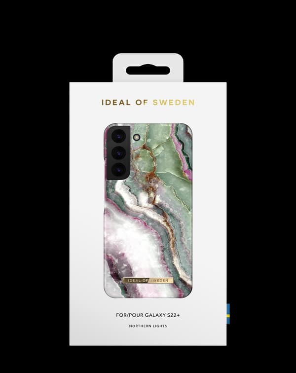 Printed Case Galaxy S22 Plus Northern Lights Green