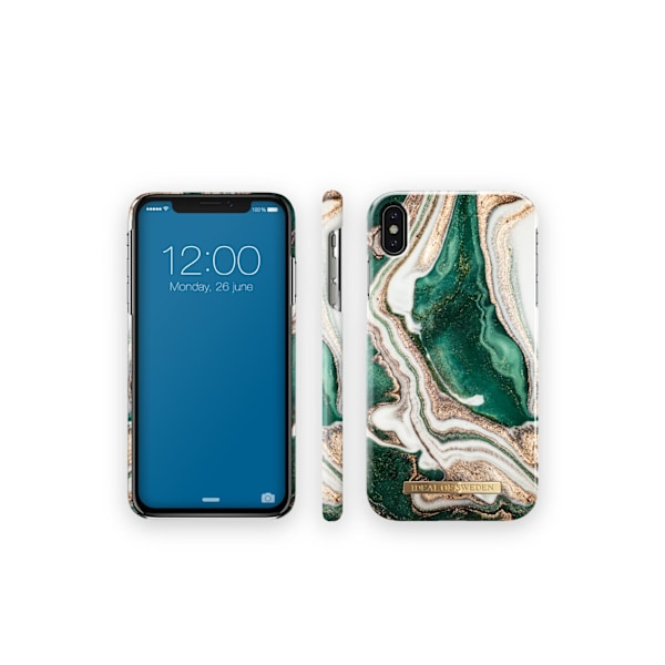 Printed Case iPhone Xs Max Golden Jade Marble