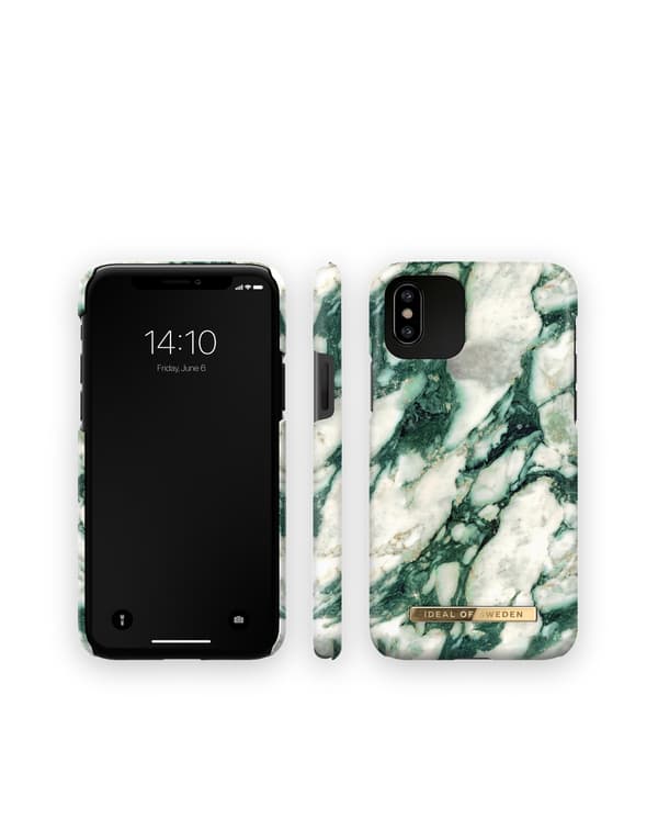 Printed Case iPhone 11 Pro / XS / X Calacatta Emerald Marble Green