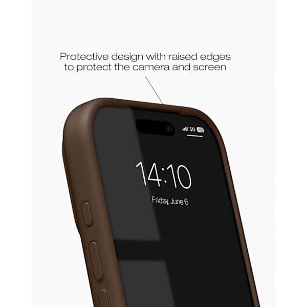 Silicone Case MagSafe iPhone 17 Pro Mocha Mousse Brun