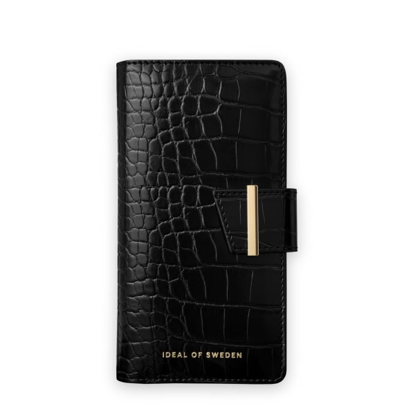 Cora Phone Wallet iPhone 12 MINI Jet Black Croco