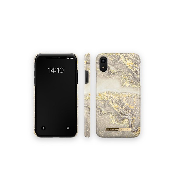 Printed Case iPhone XR Sparkle Greige Marble