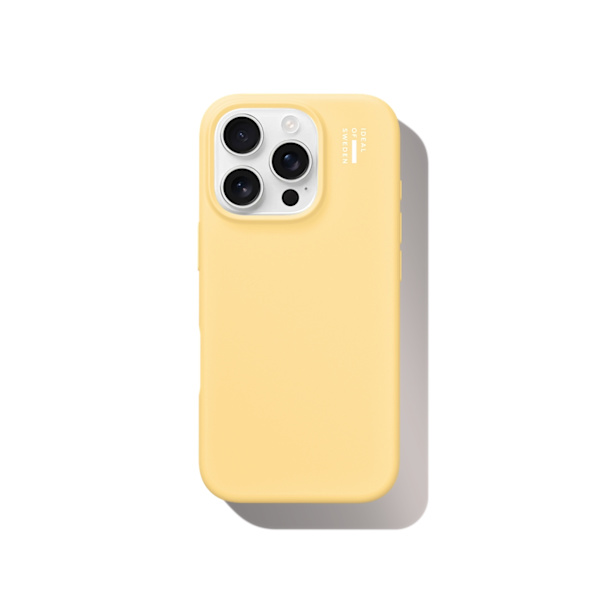 Silicone Case MagSafe iPhone 16 Pro Max Soft Lemon Yellow