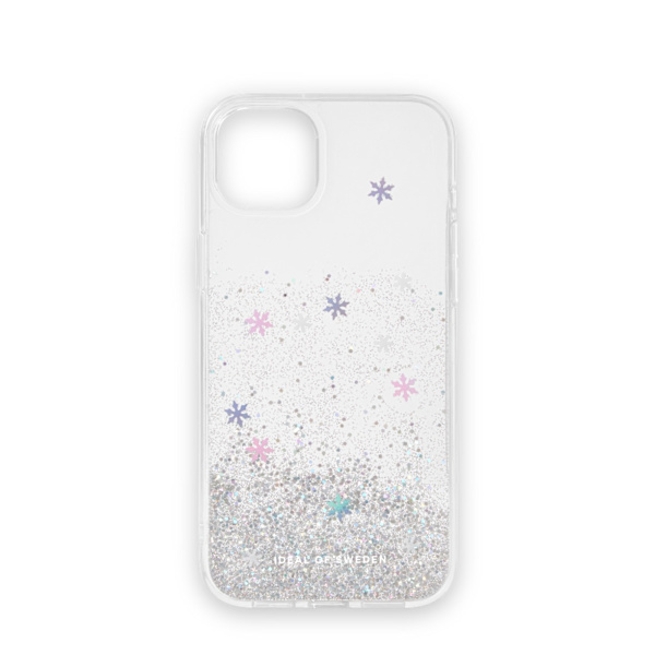 Clear Case iPhone 15 Plus Snowflake Silver