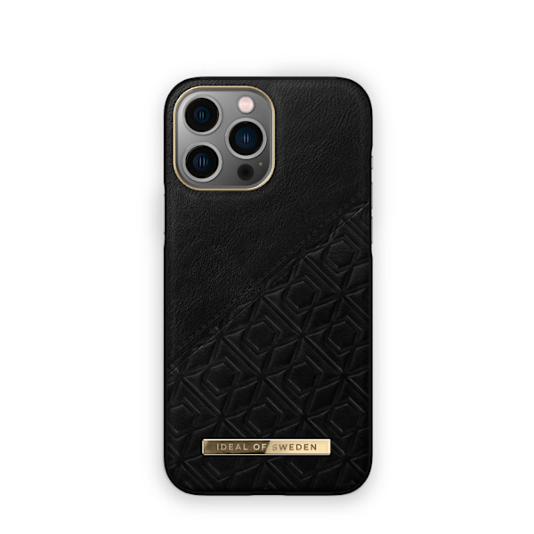 Atelier Case iPhone 12 Pro Max / 13 Pro Max Embossed Black Black