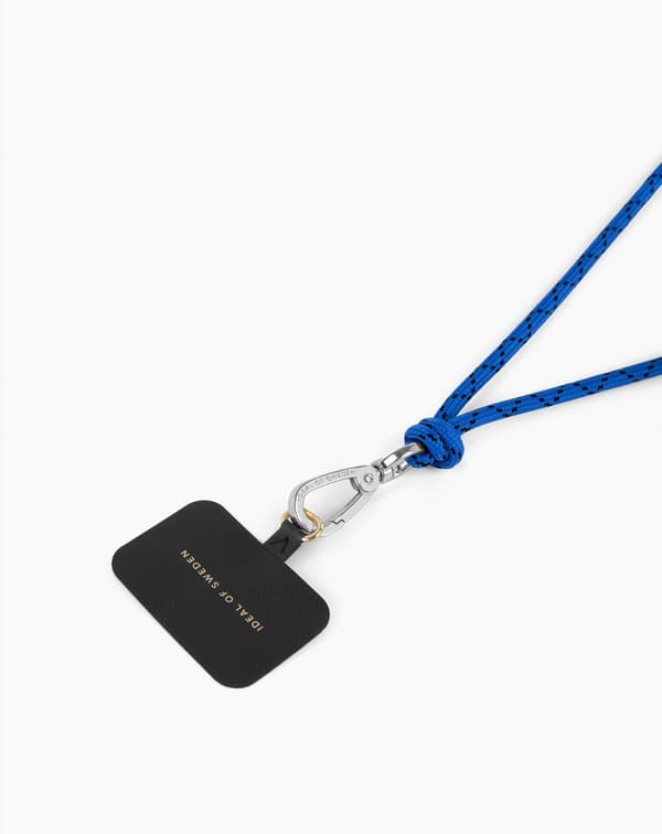 Cord Phone Strap Cobalt Blue