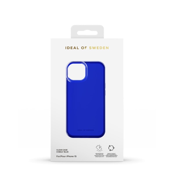 Clear Case iPhone 15 Cobalt Blue