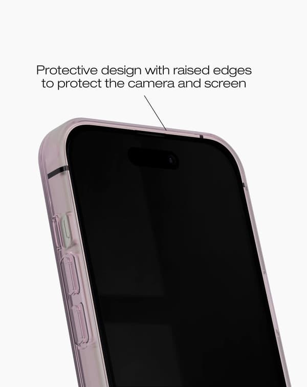Clear Case iPhone 14 Pro Max Light Pink Pink