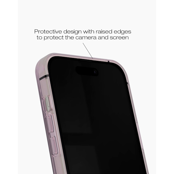 Clear Case iPhone 14 Pro Max Light Pink Rosa