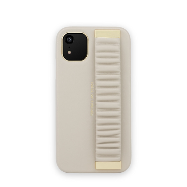 Statement Case iPhone11 / XR Ruffle Cream Top Handle Beige