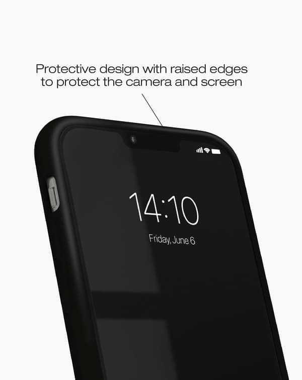 Silicone Case MagSafe iPhone 12 / 12 Pro Black Svart