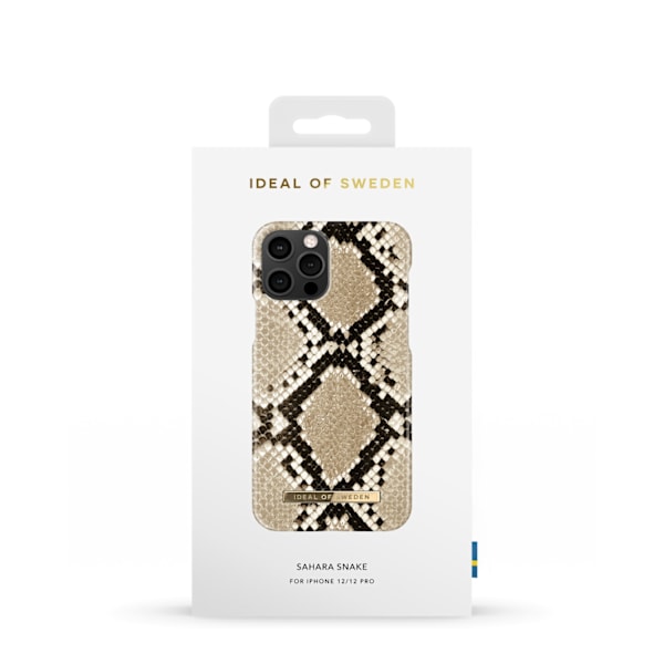 Printed Case iPhone 12 / 12 Pro Sahara Snake Beige