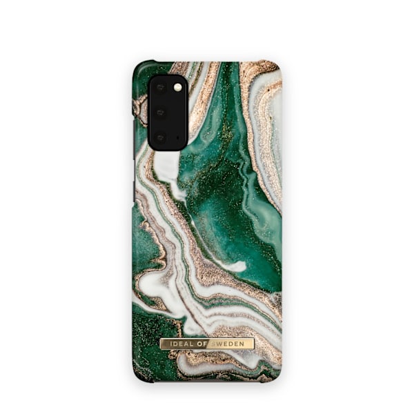 Printed Case Galaxy S20 Golden Jade Marble