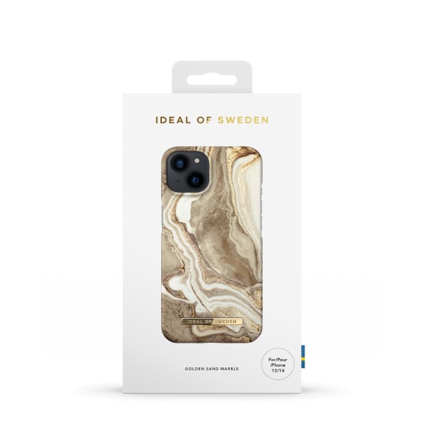 Fashion Case iPhone 13/14 Golden Sand Marble
