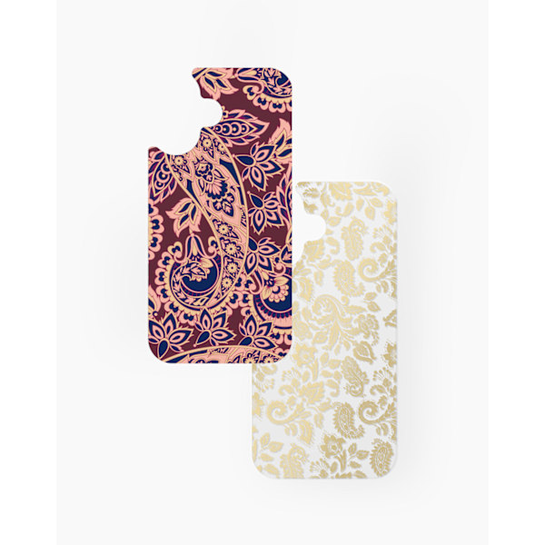 Print Pack iPhone 16 / 17 Boho Paisley Guld