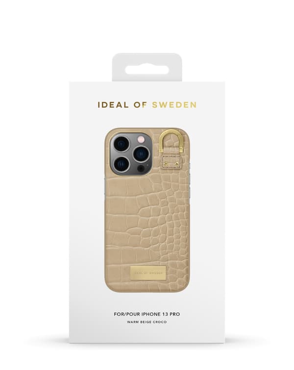 Atelier Case iPhone 13 Pro Warm Beige Croco Beige