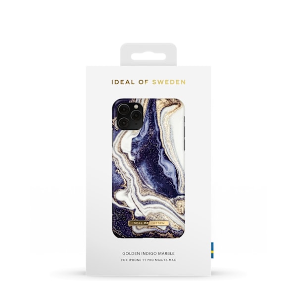 Printed Case iPhone 11 Pro Max / XS Max Golden Indigo Marble