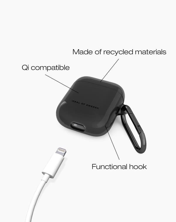 Clear AirPods Case Gen 1 / 2 Tinted Black