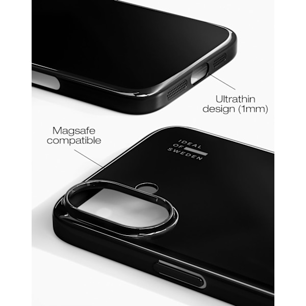 Slim Case MagSafe iPhone 17 Glossy Black Black