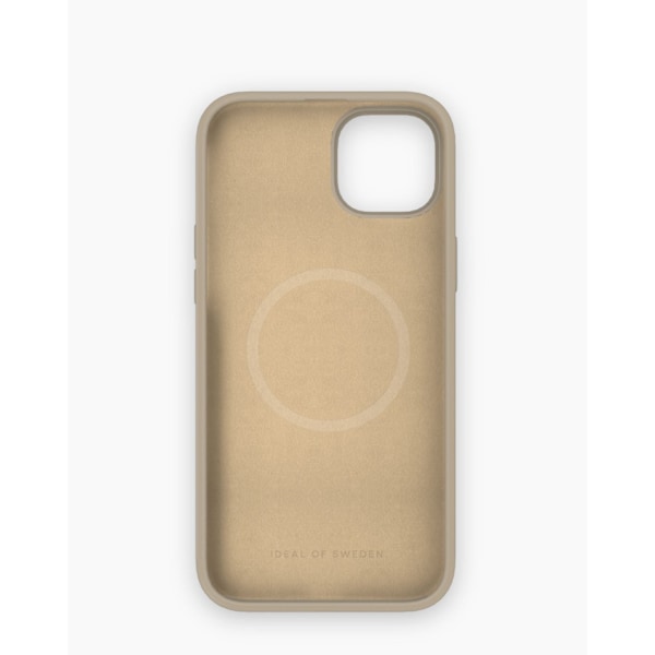 Silicone Case MagSafe iPhone 15 Plus Beige