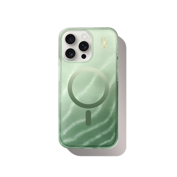 Clear Case MagSafe iPhone 15 Pro Max Sage Green
