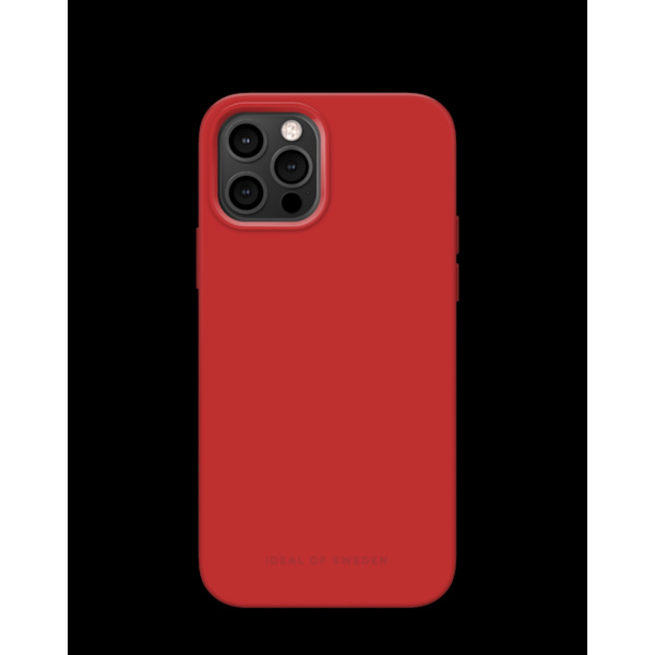 Silicone Case MagSafe iPhone 12 / 12 Pro Red Red