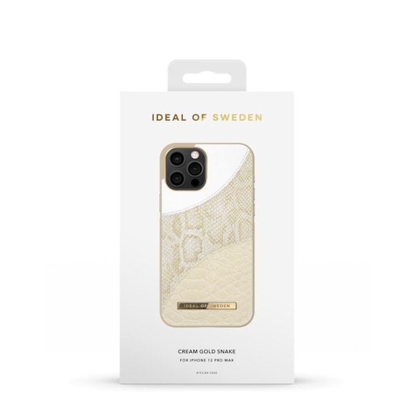 Atelier Case iPhone 12 PRO MAX Cream Gold Snake