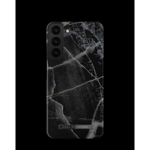 Printed Case Galaxy S22 Plus Black Thunder Marble Black