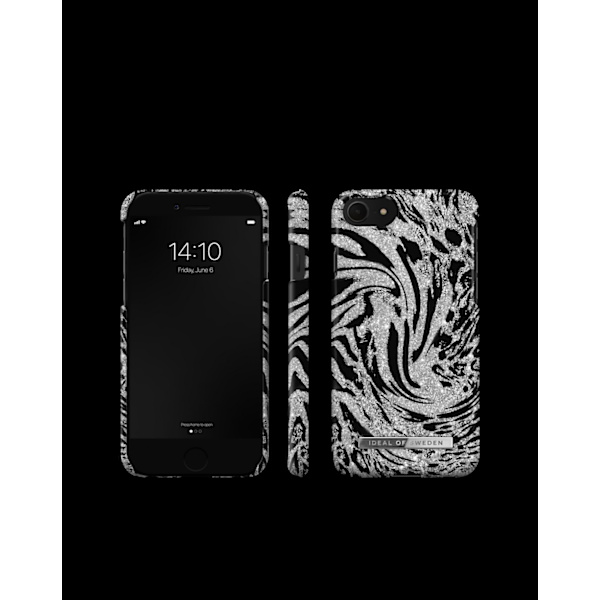 Printed Case iPhone 8 / 7 / 6 / 6S / SE Hypnotic Sparkle Silver