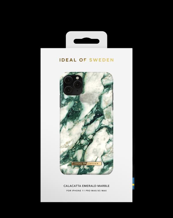 Printed Case iPhone 11 Pro Max / XS Max Calacatta Emerald Marble Green