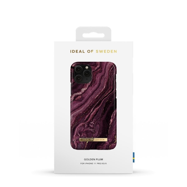 Fashion Case iPhone 11P/XS/X Golden Plum
