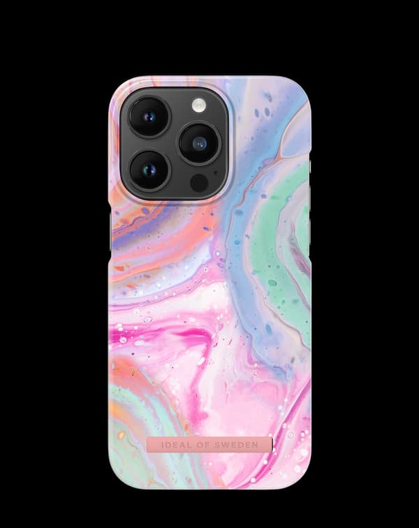 Printed Case iPhone 14 Pro Pastel Marble